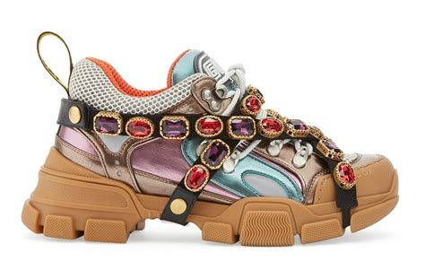 gucci orange chunky trainers|gucci chunky shoes.